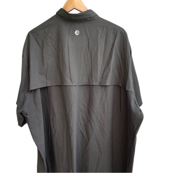 Solaris Outdoors Gray Vented Fishing Shirt - Size 3XT - Picture 4 of 13